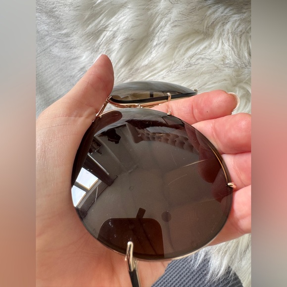 Authentic Porsche Design Aviator Sunglasses with Case. P8478 Sz 69 - Picture 8 of 14